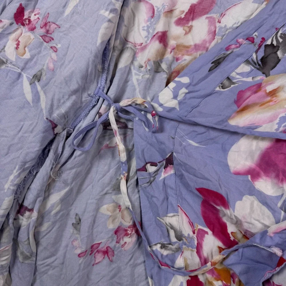 Yumi Kim Floral Dream Lover Robe‎ PJ18088 Blue Pink White Size S
